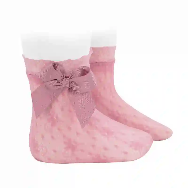 Pink high ceremony sock