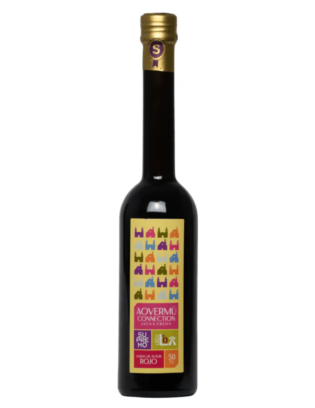 Supreme Aovermú Red - 500 ml glass bottle.
