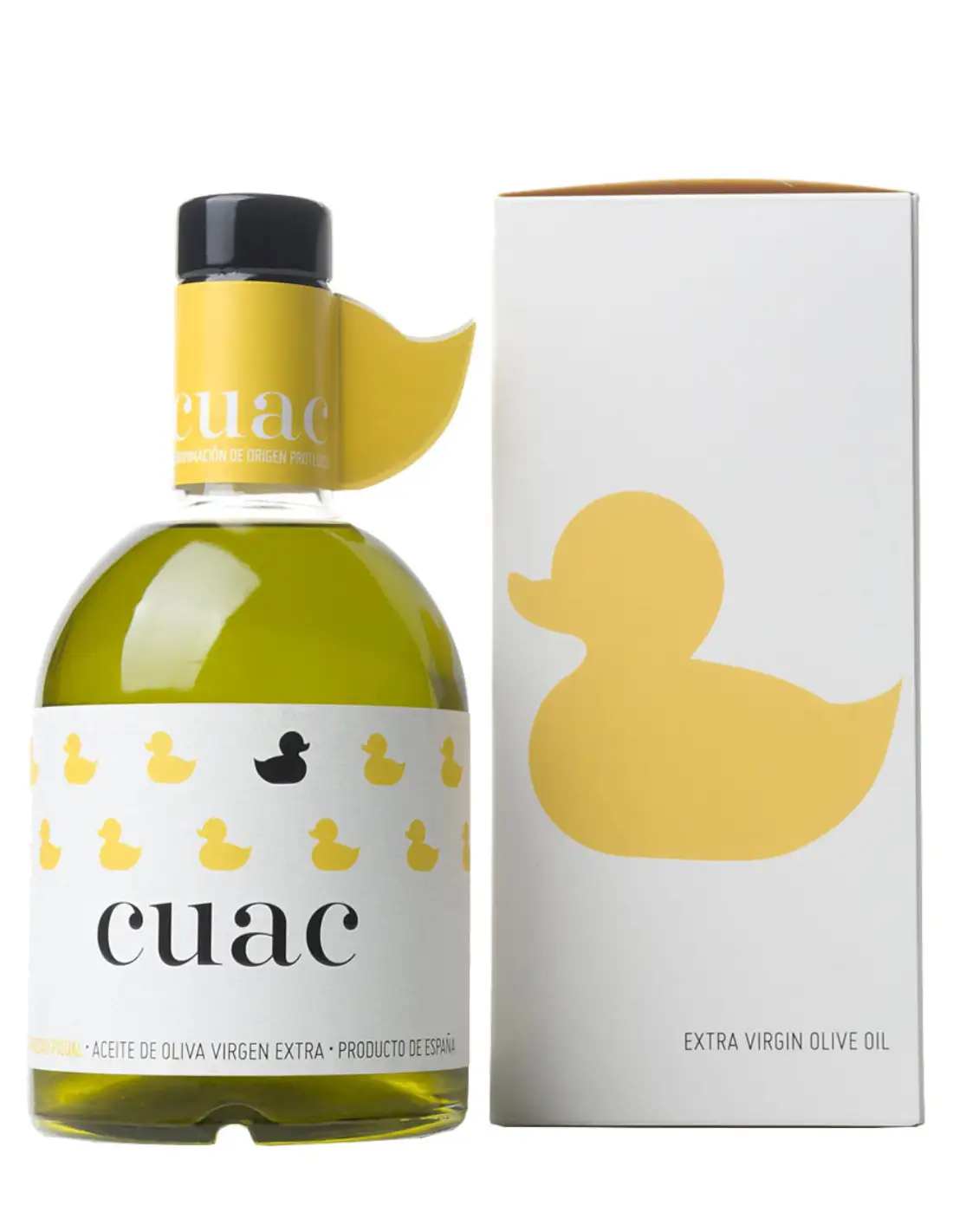 8x CUAC Picual - Botella de vidrio 500 ml.