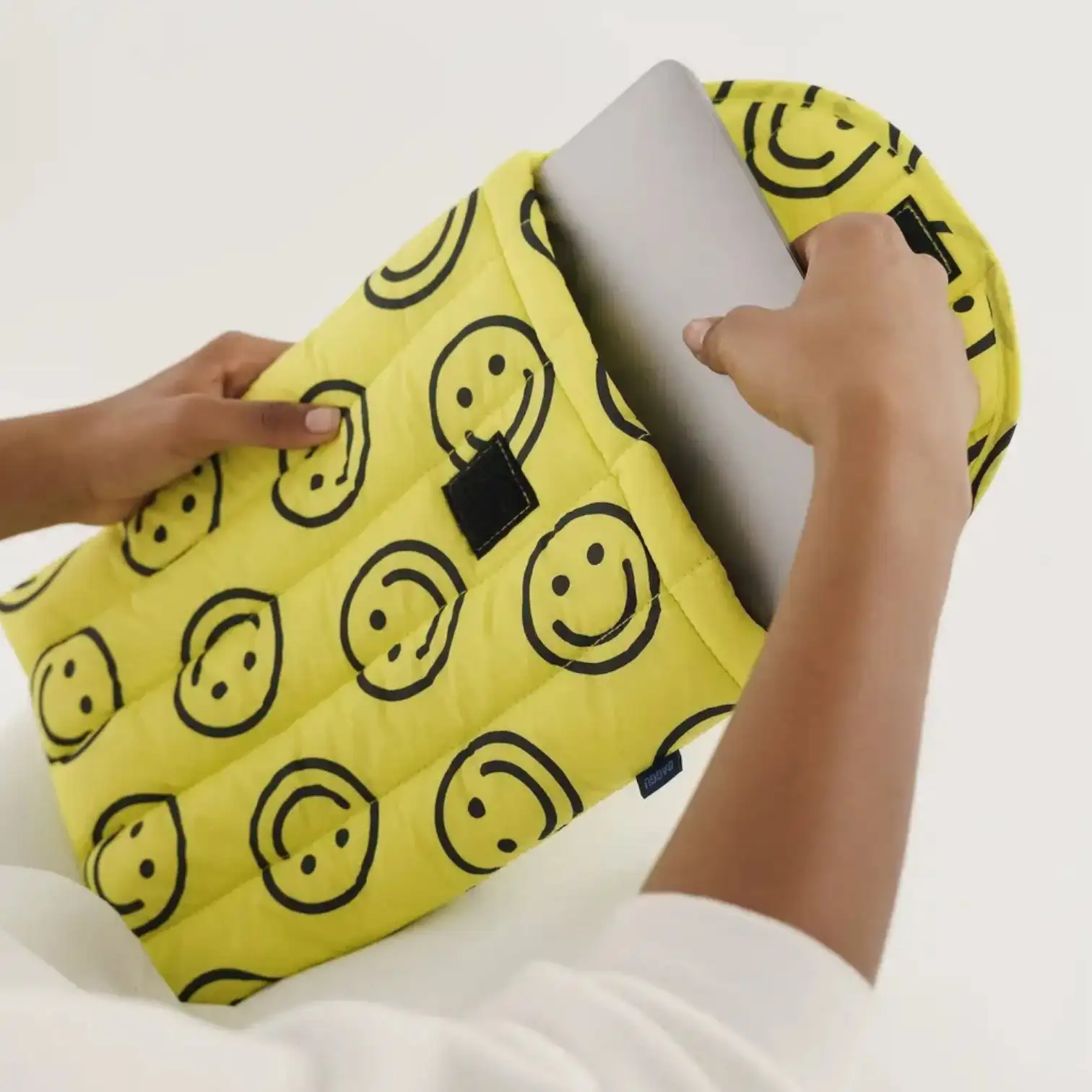 Manga de laptop hinchada 13 "/14" - Amarillo feliz - Imagen 2