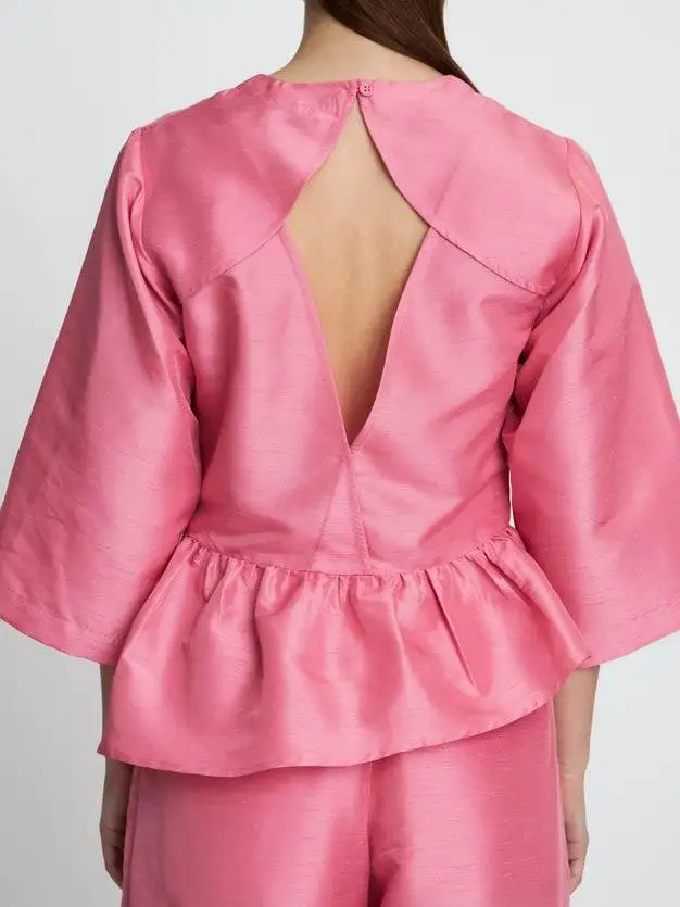 Stella Nova Peplum Top - Imagen 4