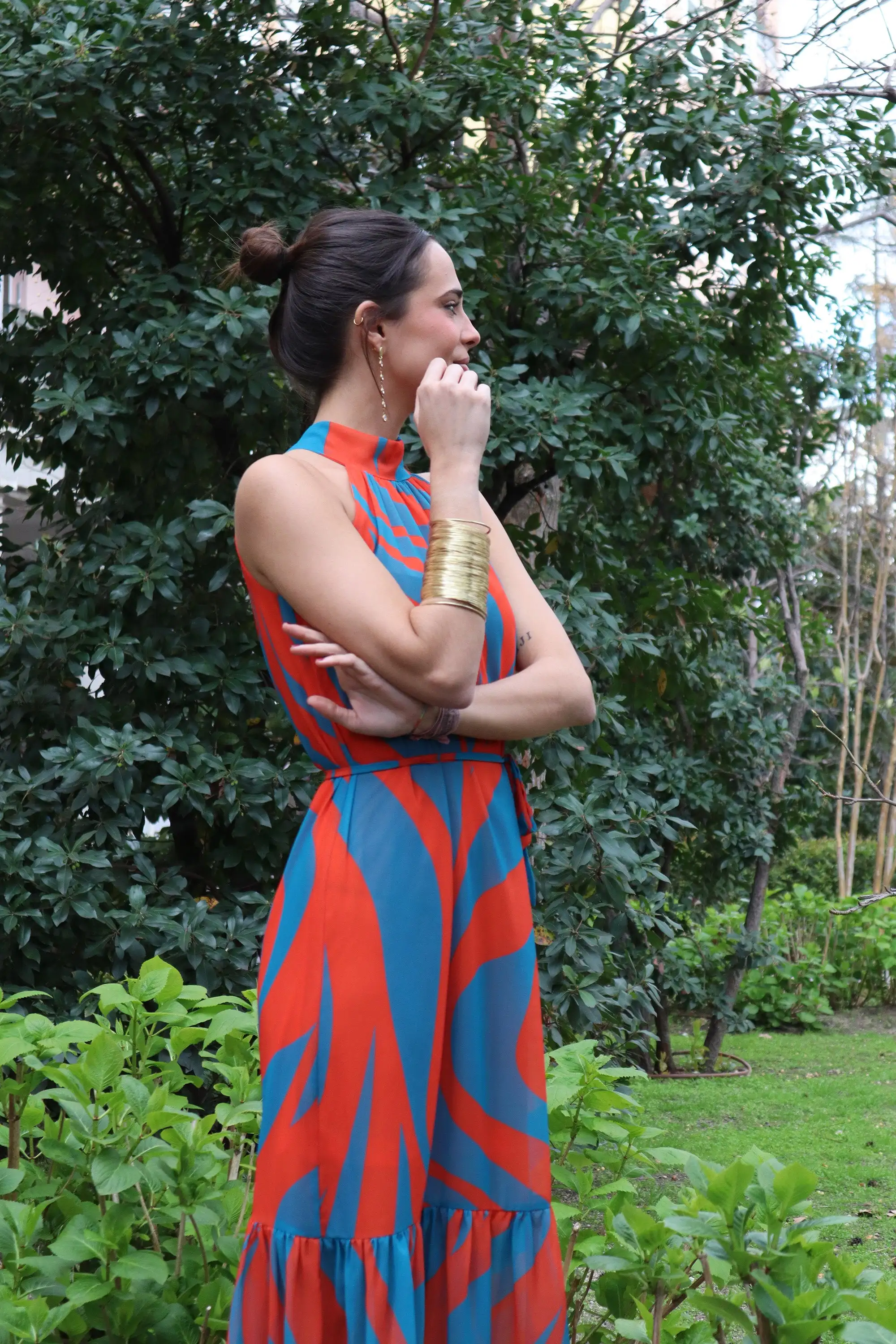 Vestido estampado Niza - Imagen 5