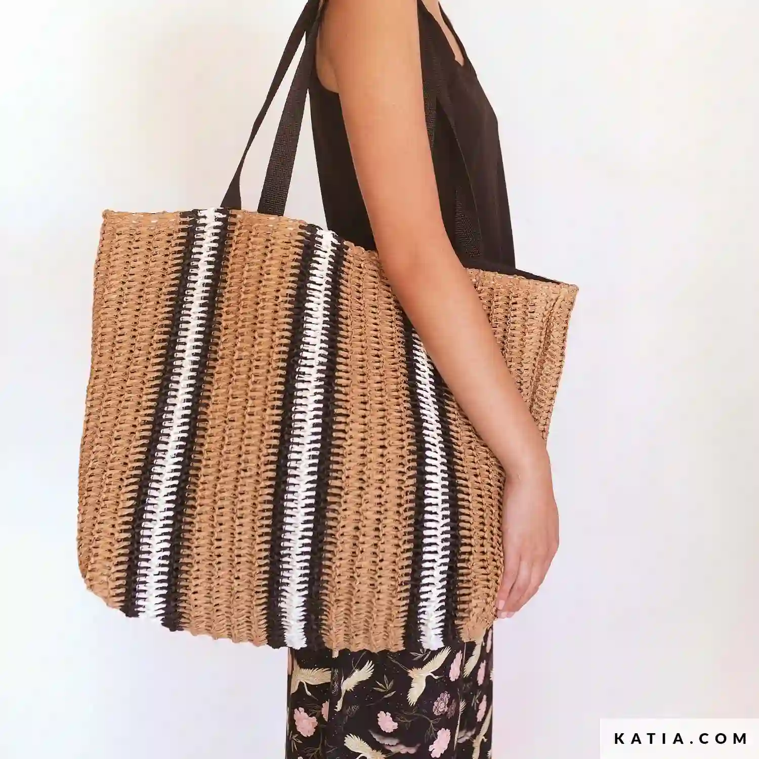 Paper Knit de Rafia, Tela para bolsos
