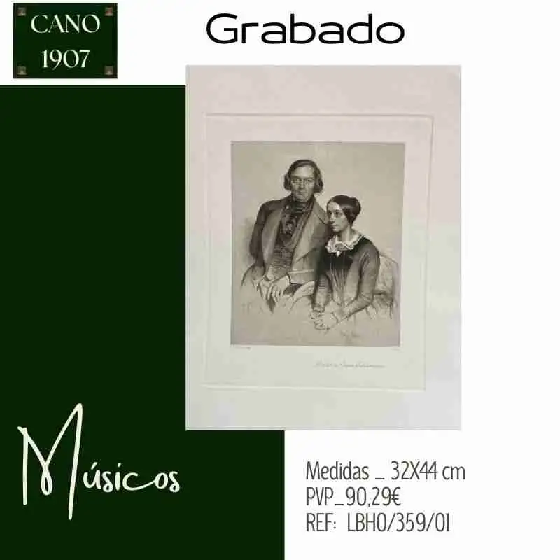 Retrato de "Robert y Clara Schumann"