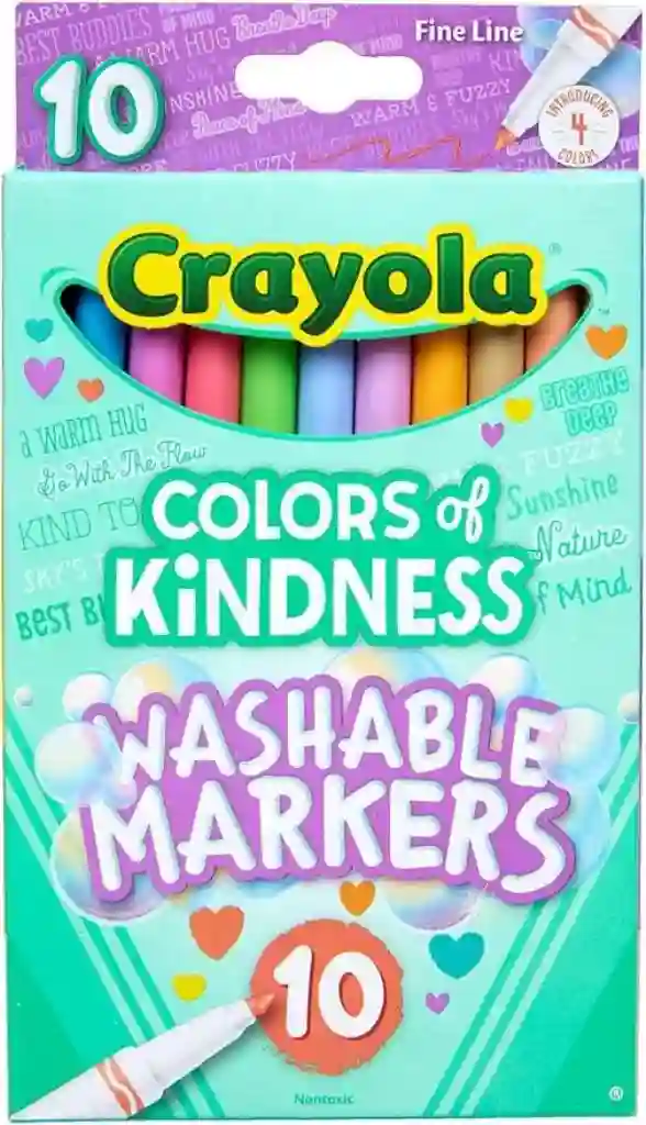 Crayola® 10 fine -cut -cut thin markers