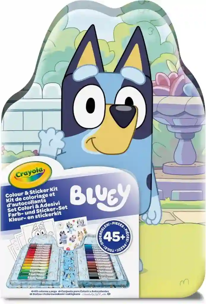 Crayola® Maletín 45 Piezas Bluey
