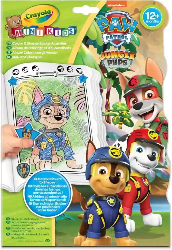 Crayola® Libro para Colorear y Stickers Paw Patrol