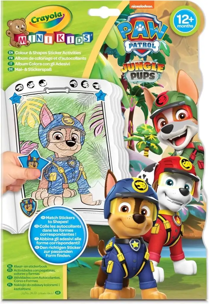 Crayola® Libro para Colorear y Stickers Paw Patrol