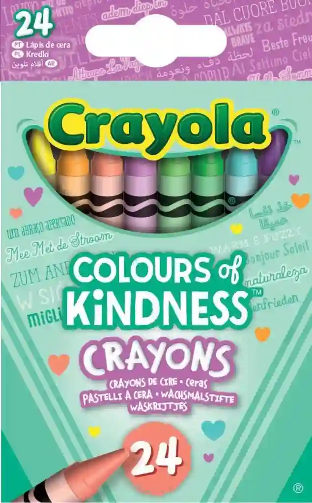 Crayola®  24 Ceras Colour of Kidness