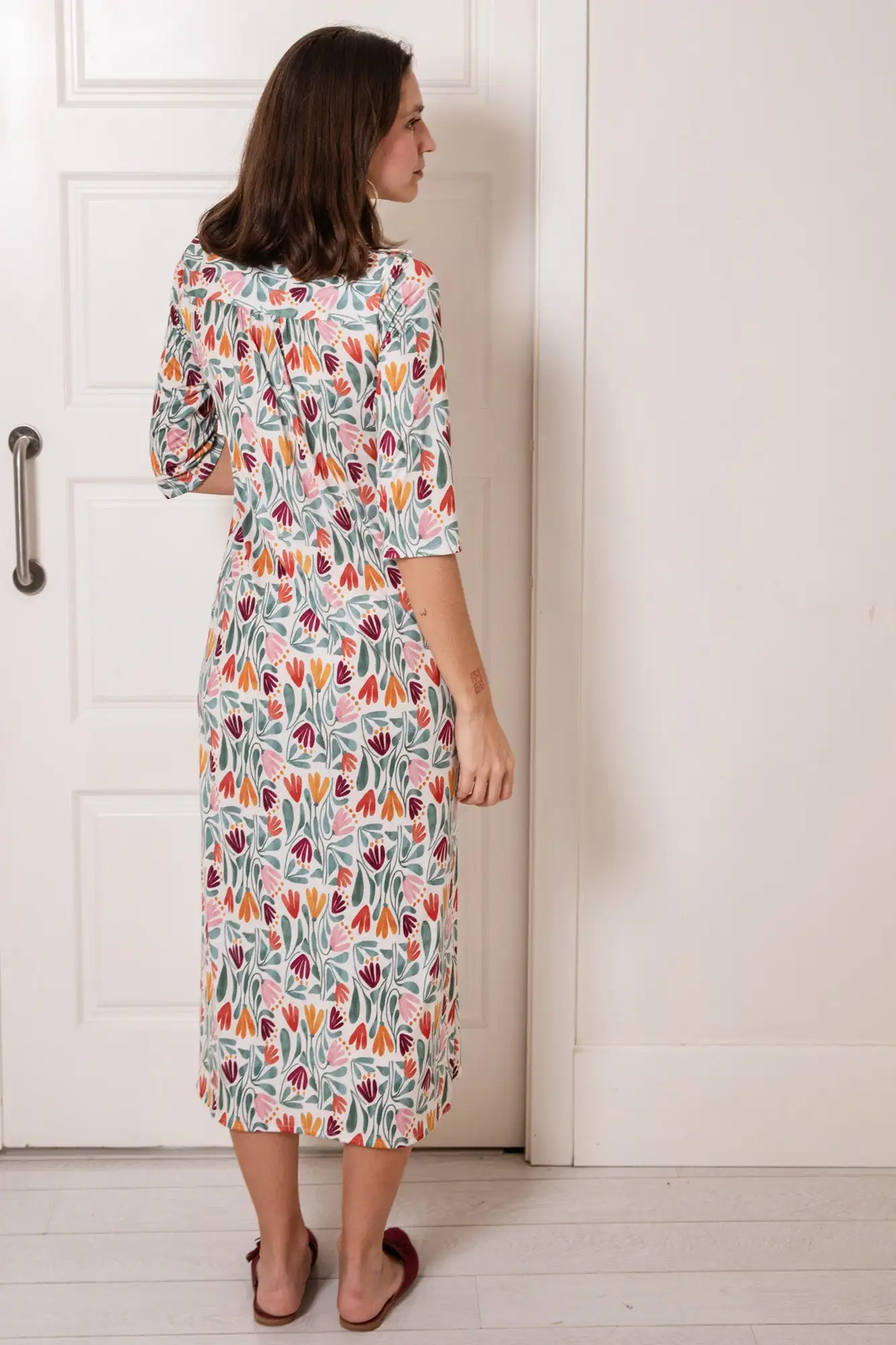 VESTIDO LONDRES FLORES - Imagen 5
