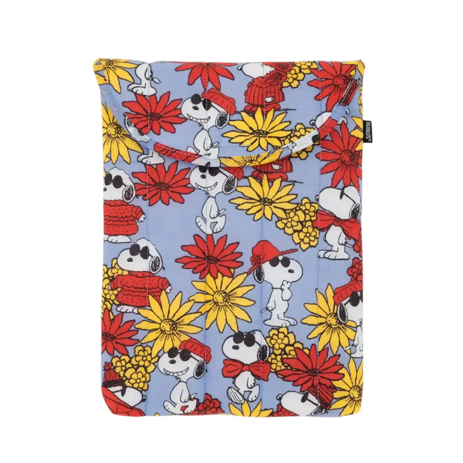 Manga de laptop hinchada 13 "/14" - Floral Snoopy