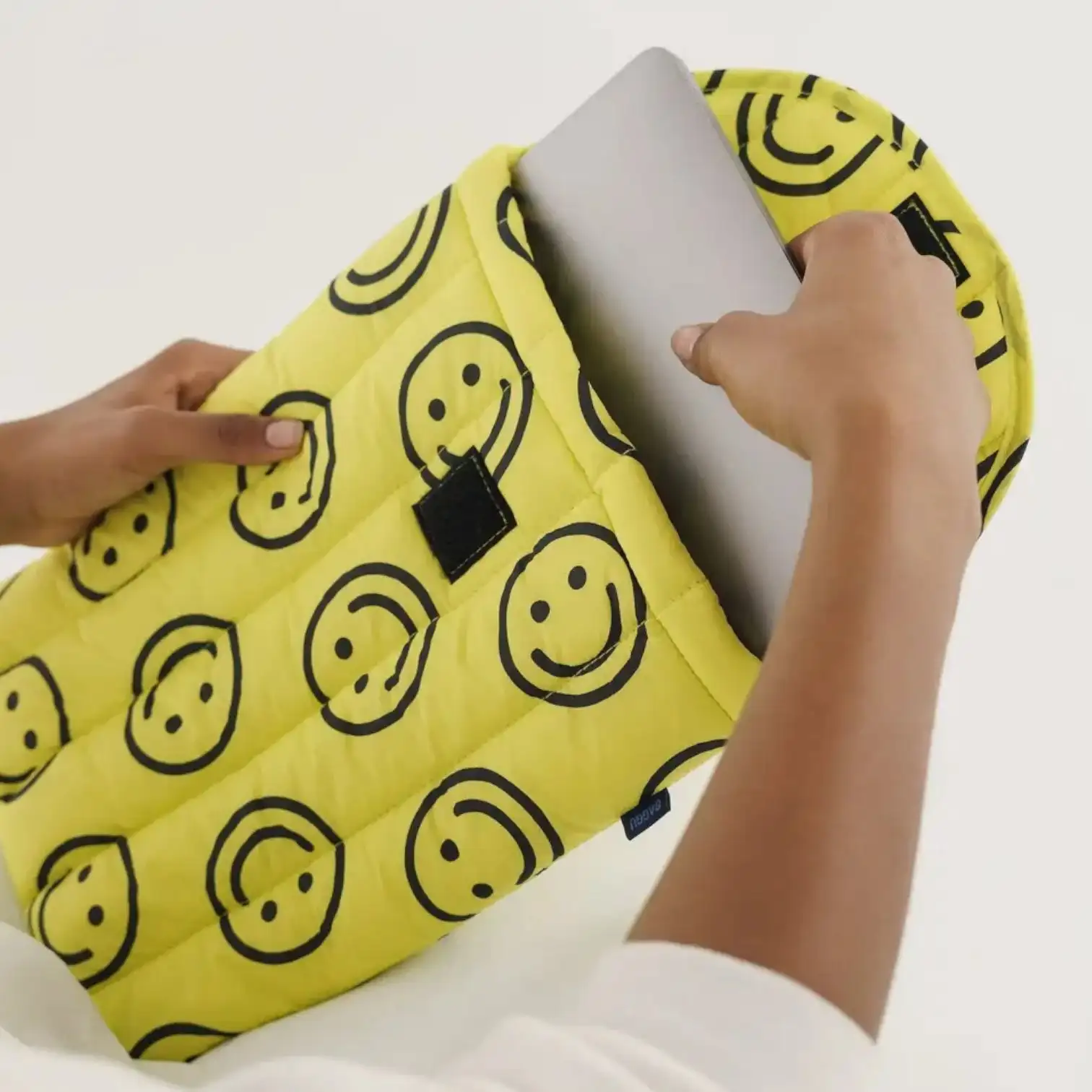 Manga de laptop hinchada 16 " - Amarillo feliz - Imagen 2