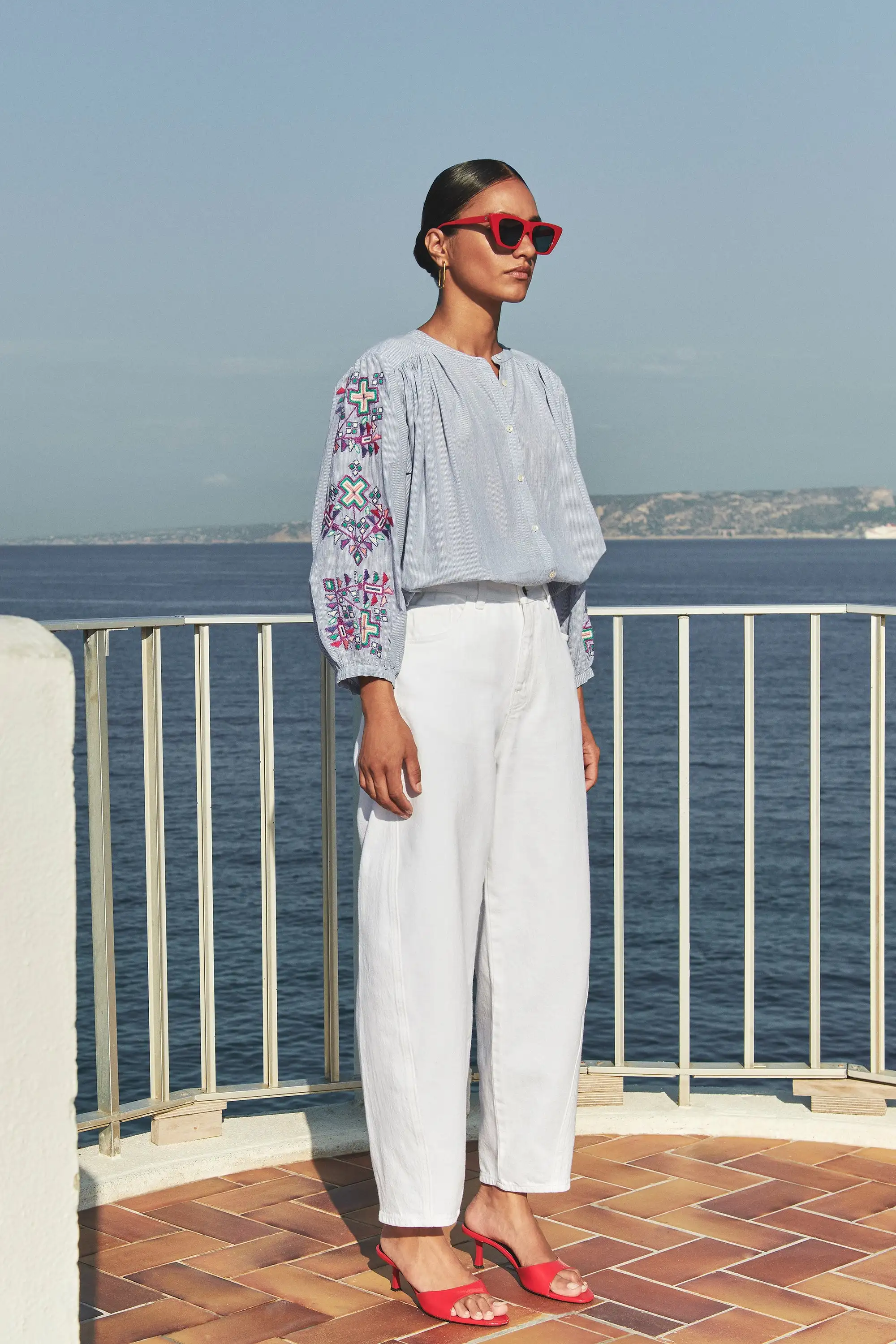 blusa de rayas de Becky - Imagen 2