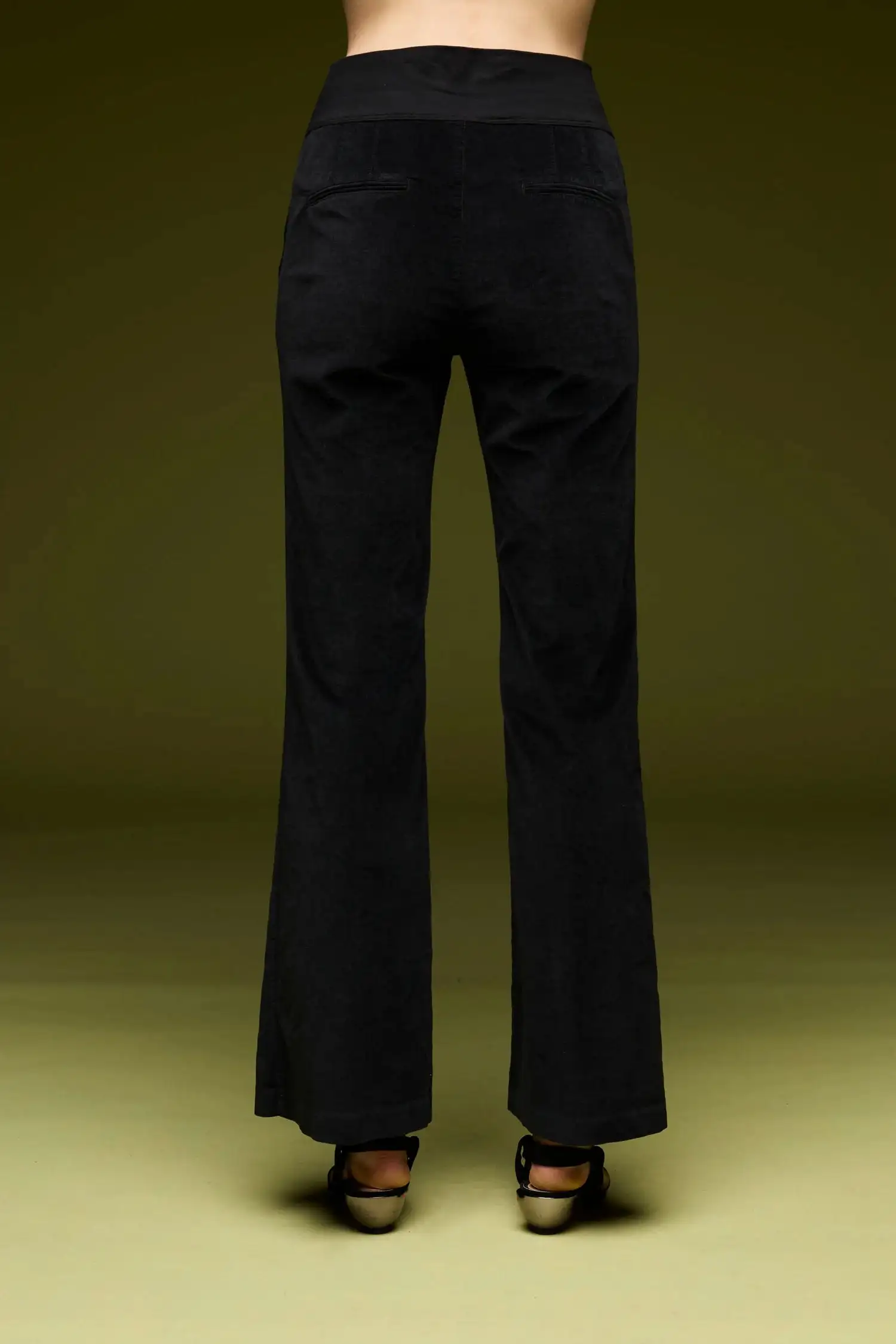 pantalones de terciopelo de algodón estirado - Imagen 3