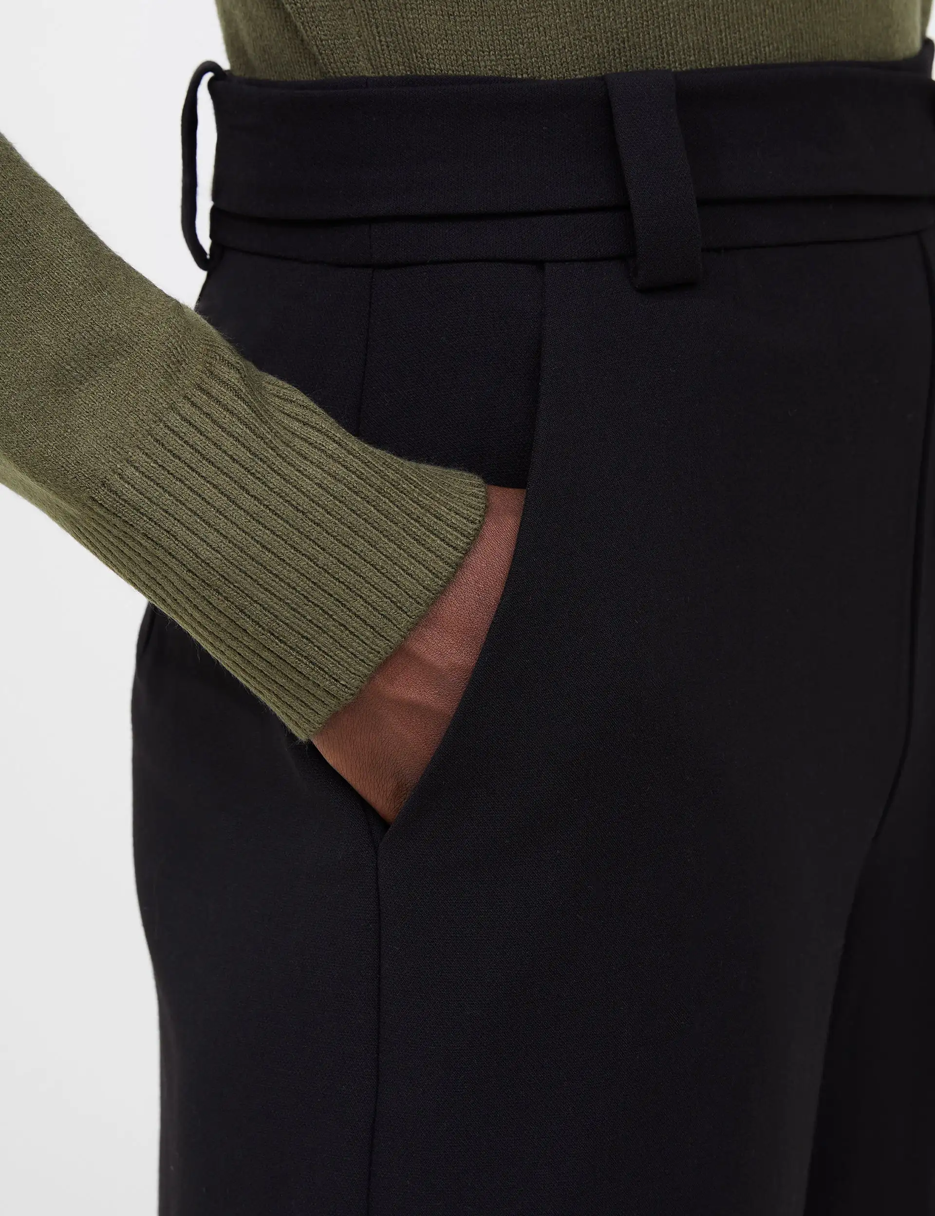 whisper belted culottes - Image 2