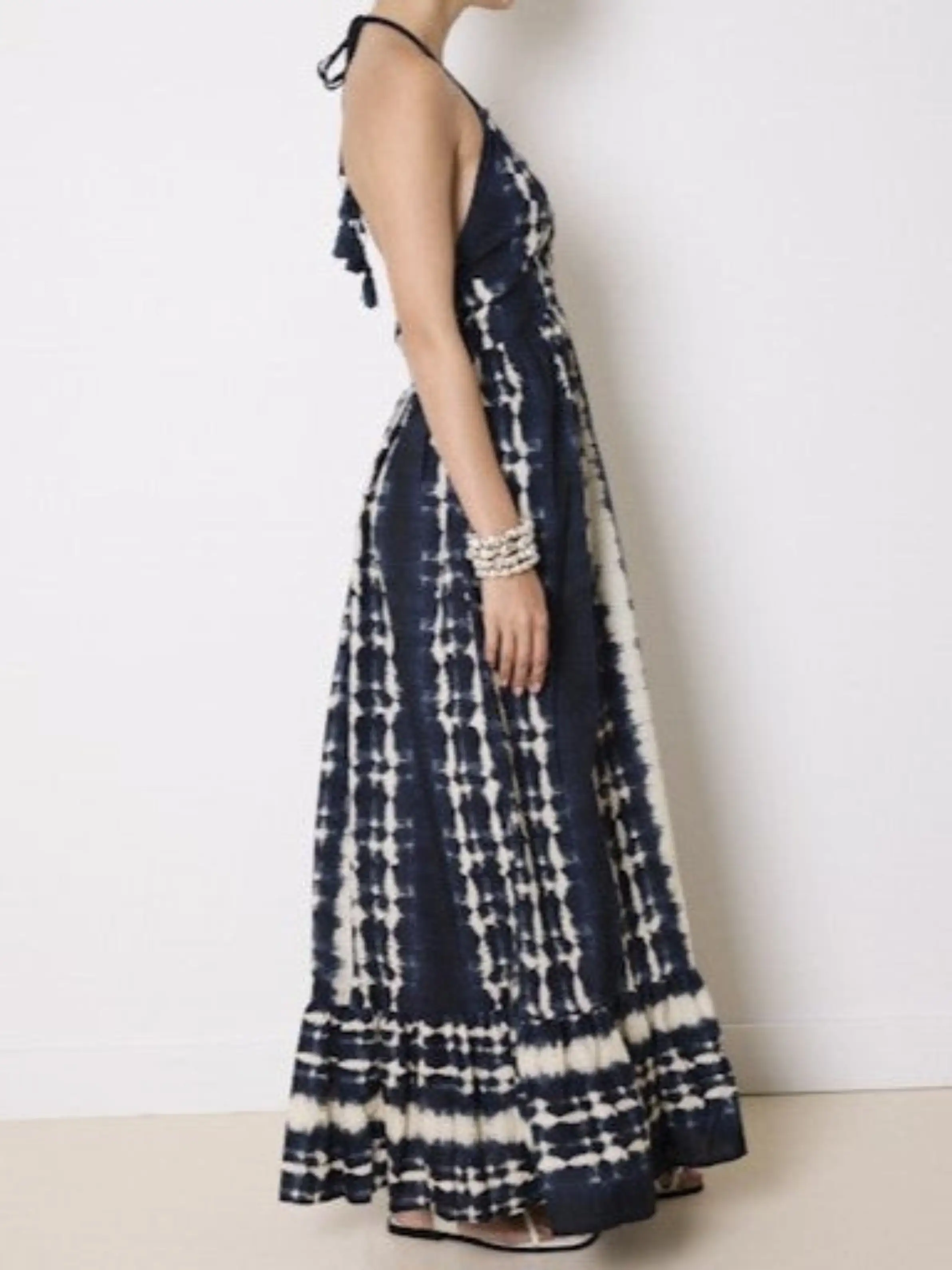 Vestido de algodón marino Shaleen Marine - Imagen 2