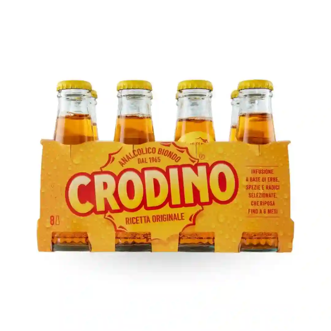 Aperitivo Crodino Giallo 8 x 100 ml