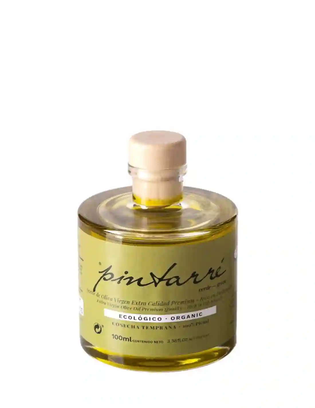 Pintarré Verde BIO Cosecha Temprana - Botella de vidrio 100 ml.