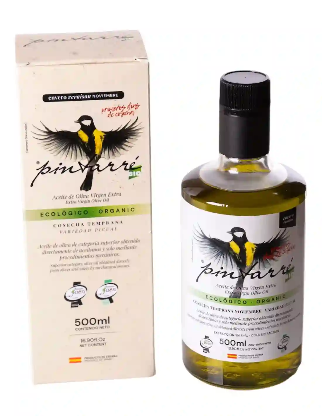Pintarré Envero BIO Cosecha Temprana - Estuche 500 ml.