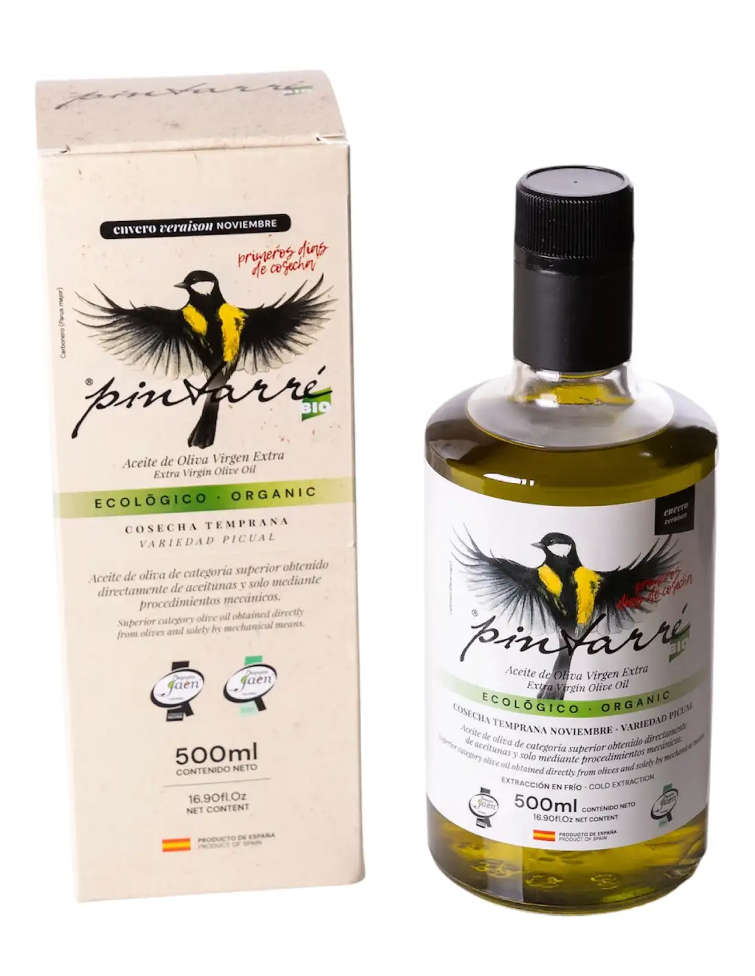 Pintarré Envero BIO Cosecha Temprana - Estuche 500 ml.