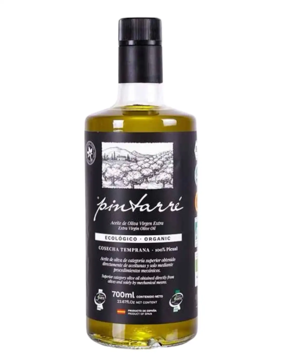 6x Pintarré Envero BIO Cosecha Temprana - Botella de vidrio 700 ml.