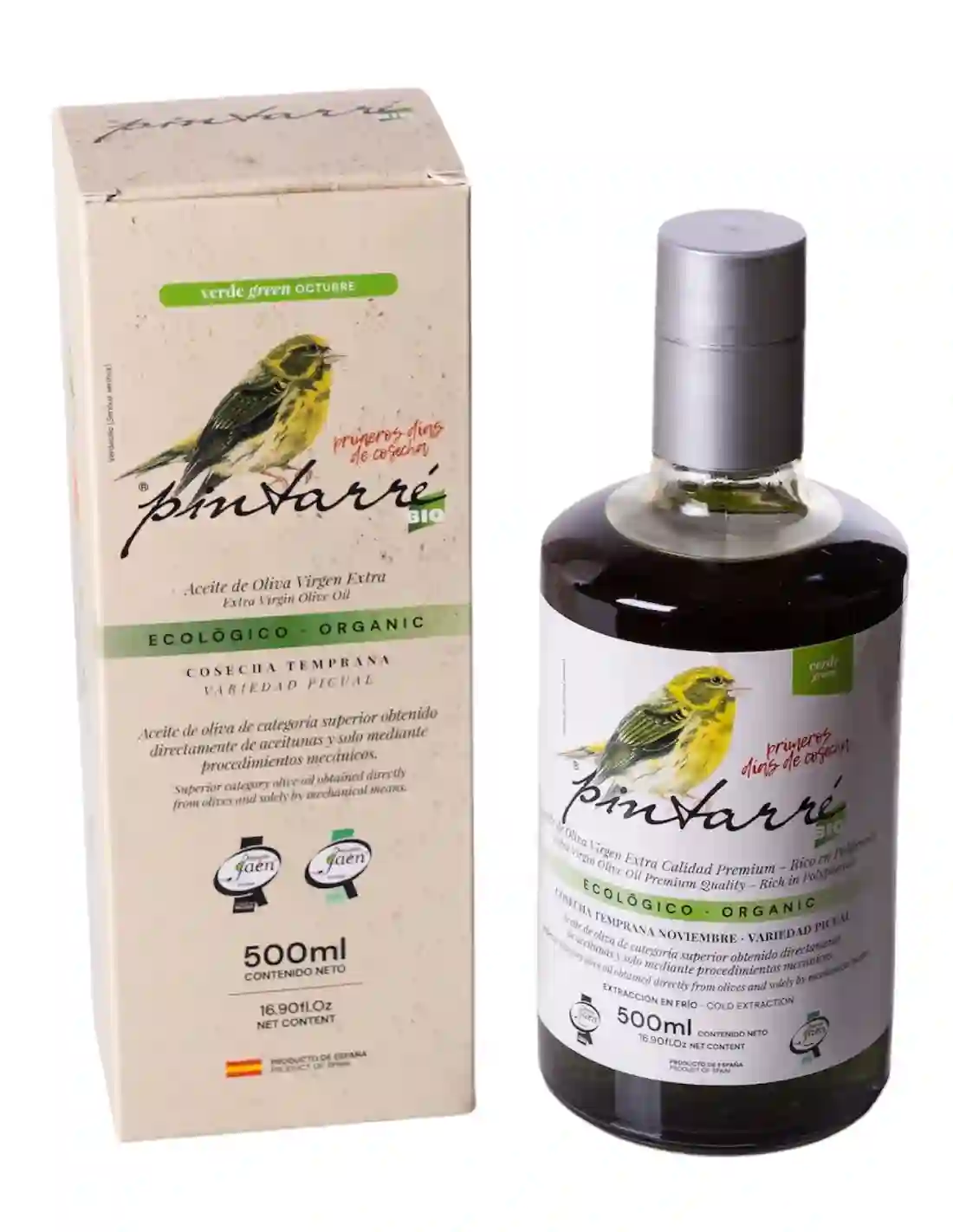 6x Pintarré Verde BIO Cosecha Temprana - Estuche 500 ml.