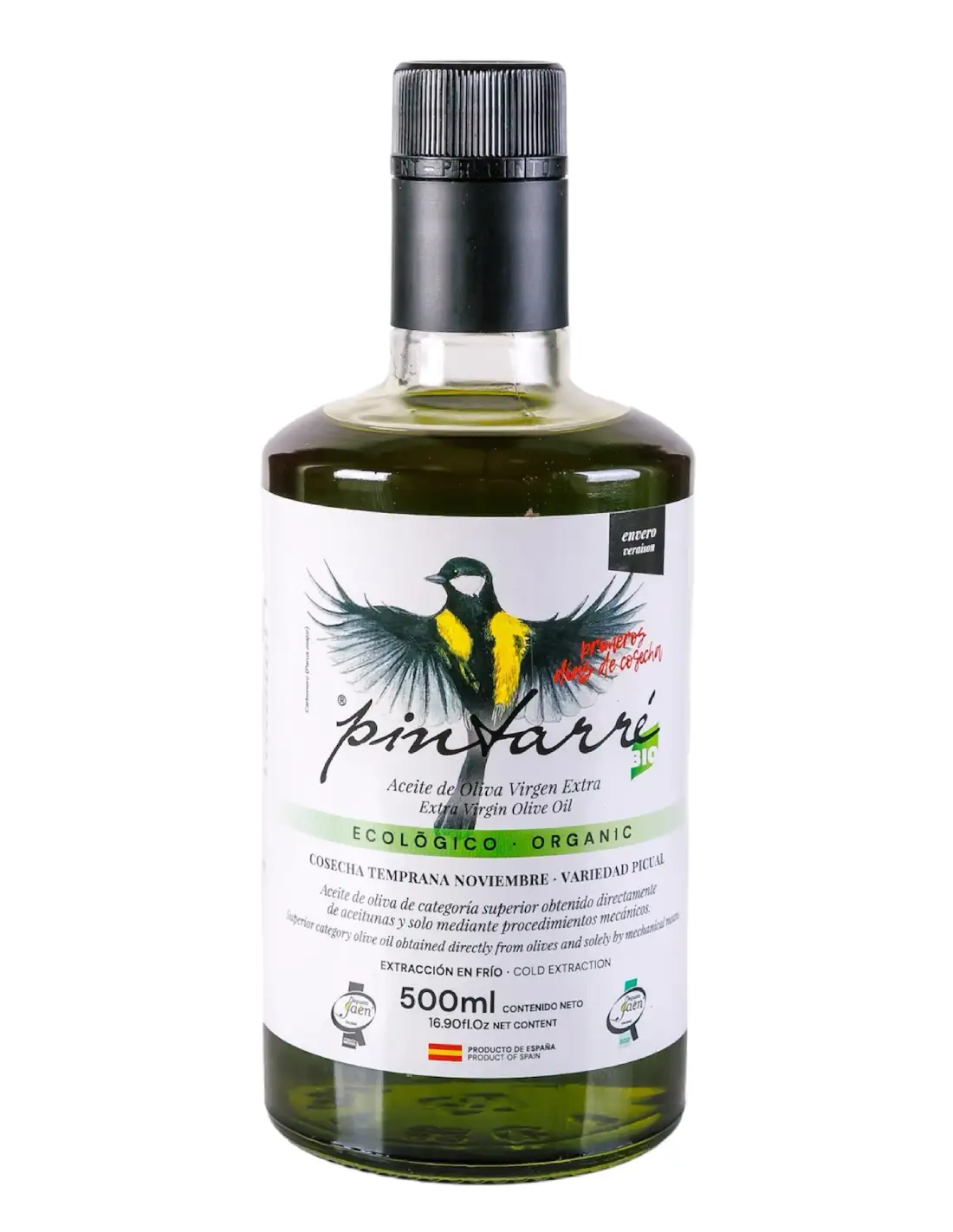 6x Pintarré Envero BIO Cosecha Temprana - Botella de vidrio 500 ml.