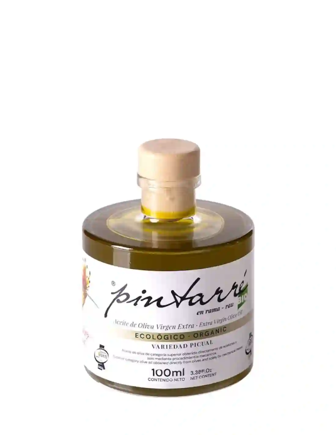 Pintarré Sin Filtrar BIO Cosecha Temprana - Botella de vidrio 100 ml.