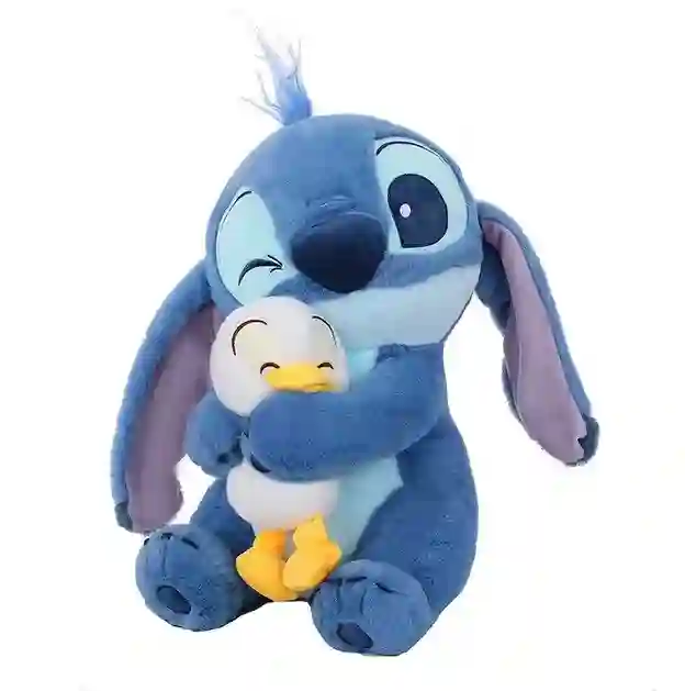 PELUCHE LILO&STITCH STITCH WITH DUCKLING 45cm