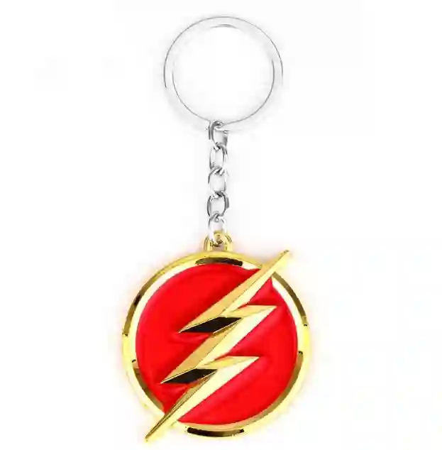 LLAVERO DC THE FLASH LOGO