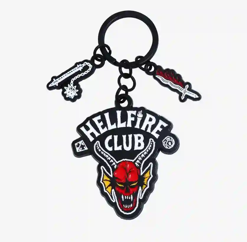 LLAVERO STRANGER THINGS 4 HELLFIRE CLUB