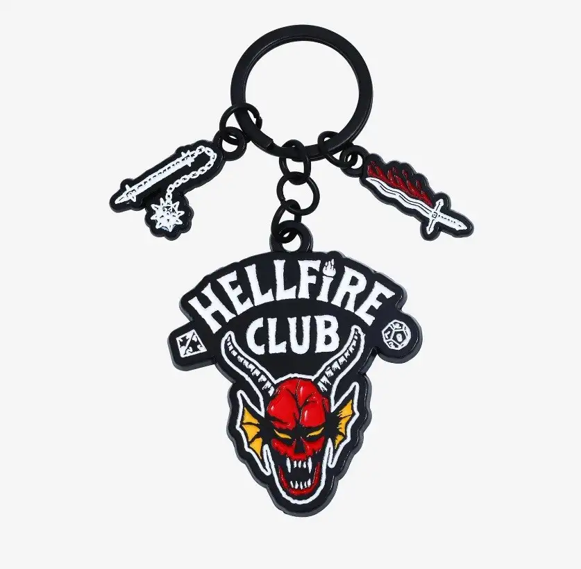 LLAVERO STRANGER THINGS 4 HELLFIRE CLUB