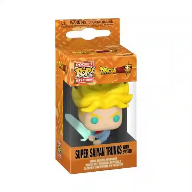 LLAVERO FUNKO DRAGON BALL SUPER SS TRUNKS W/ SWORD