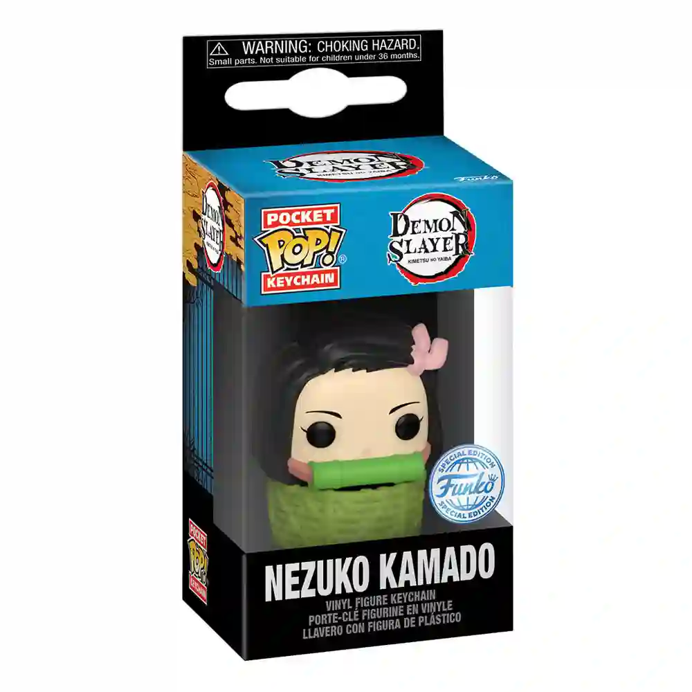 LLAVERO FUNKO DEMON SLAYER NEZUKO IN THE BASKET