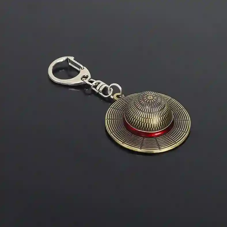 LLAVERO ONE PIECE LUFFY HAT (bronze)