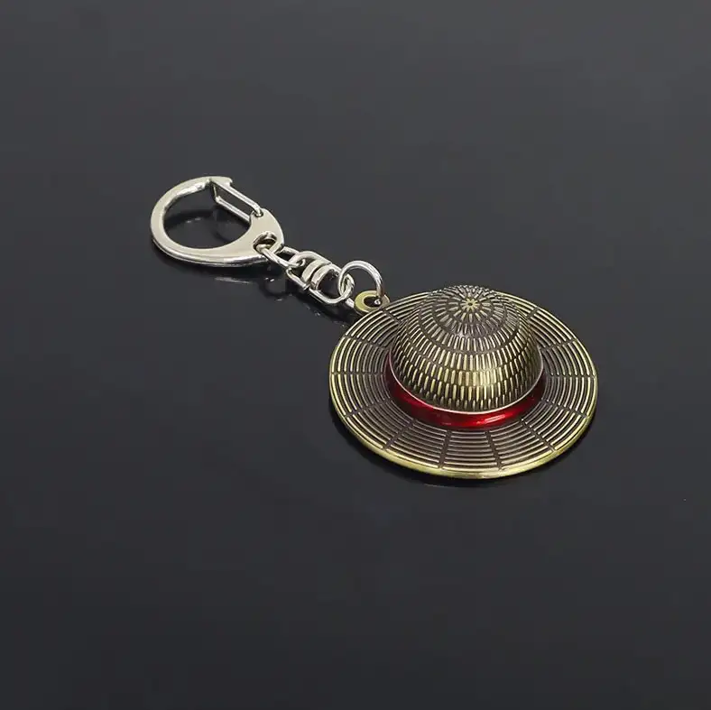 LLAVERO ONE PIECE LUFFY HAT (bronze)