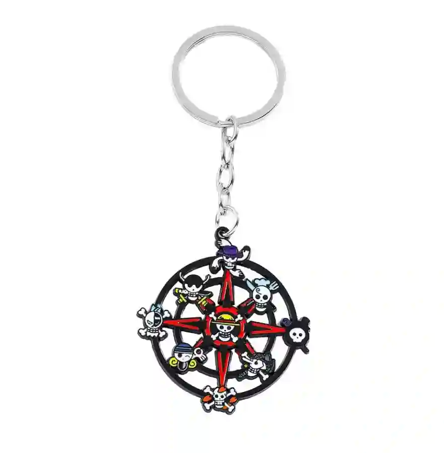 LLAVERO ONE PIECE ESTANDARTES