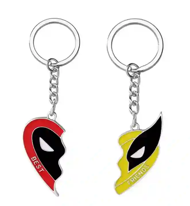 SET 2 LLAVEROS DEADPOOL & WOLVERINE