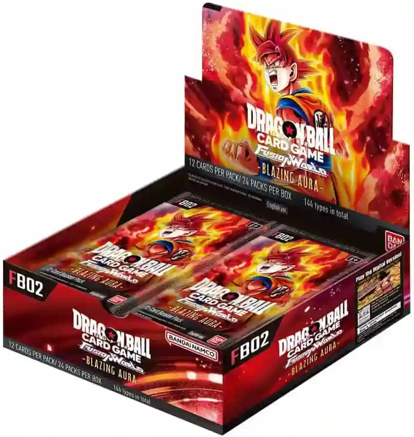 JUEGO DE CARTAS TCG DRAGON BALL SUPER FUSION WORLD BLAZING AURA (ENGLISH)