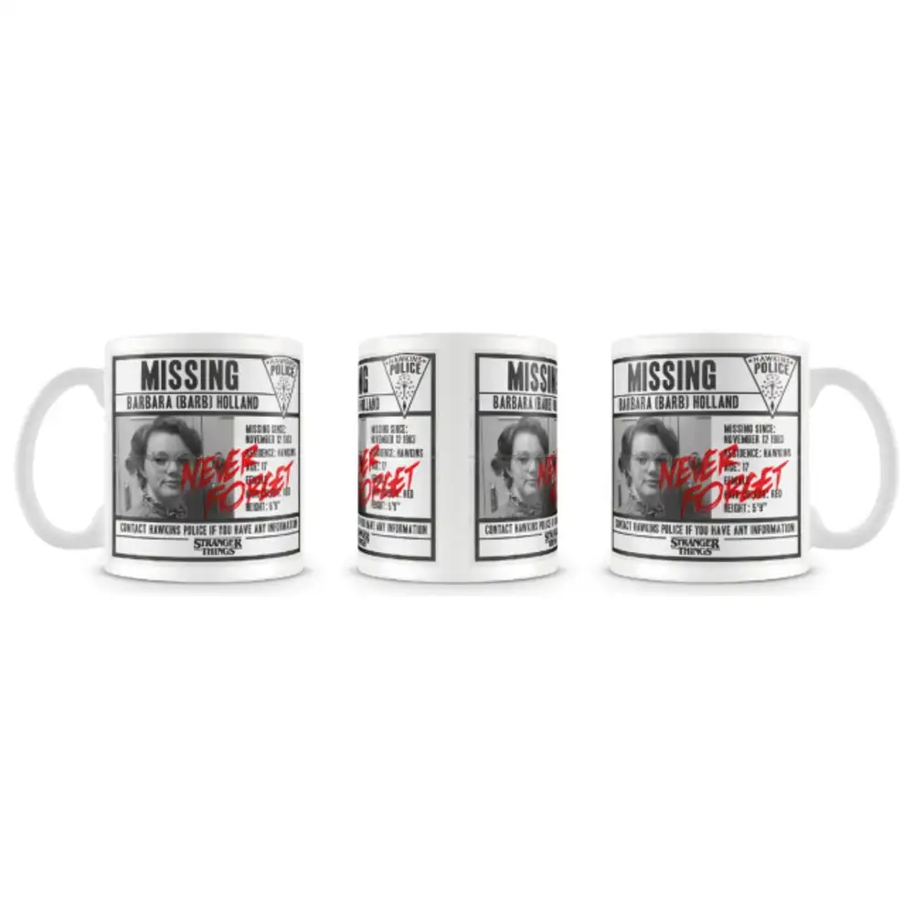 TAZA STRANGER THINGS MISSING BARB