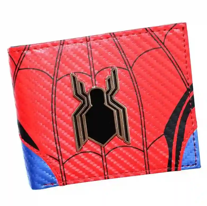 CARTERA CON MONEDERO SPIDER MAN METALICO