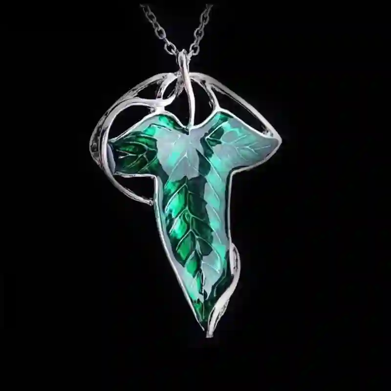 COLGANTE BROCHE EL SEÑOR DE LOS ANILLOS HOJA DE LORIEN