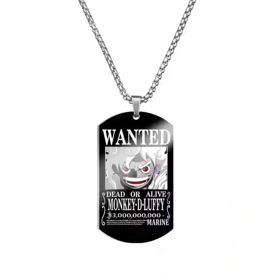 COLGANTE ONE PIECE WANTED MONKEY D LUFFY