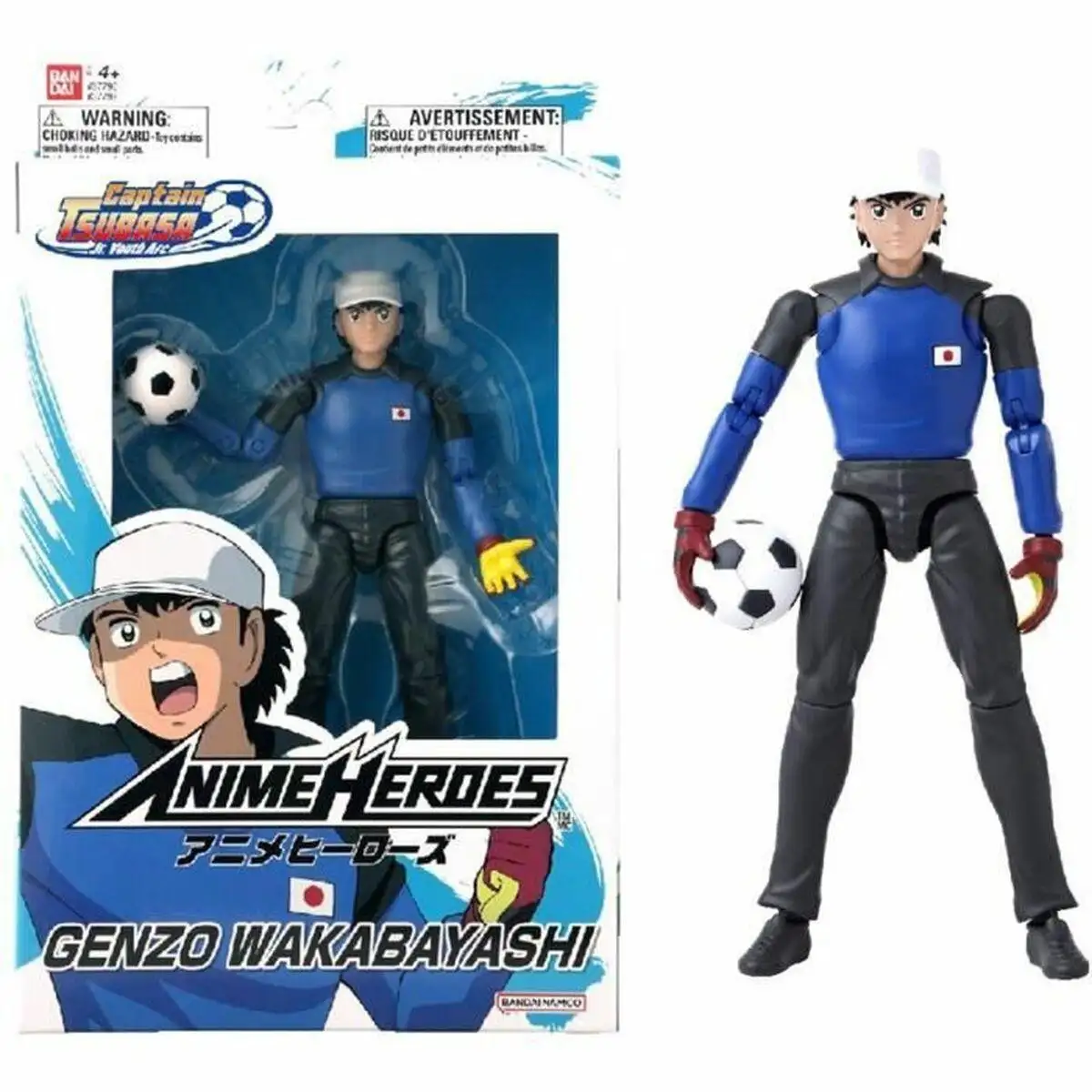 FIGURA ARTICULADA ANIME HEROES CAPTAIN TSUBASA GENZO WAKABAYASHI