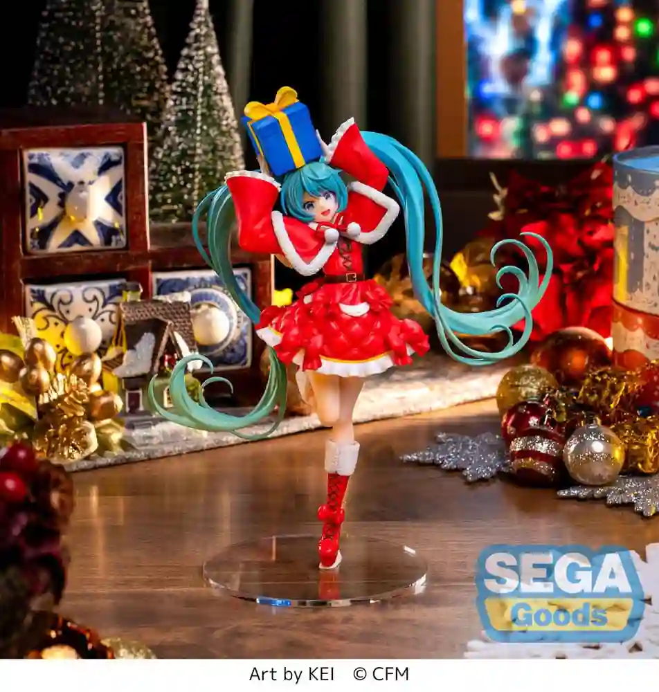 FIGURA LUMINASTA SEGA HATSUNE MIKU CHRISTMAS