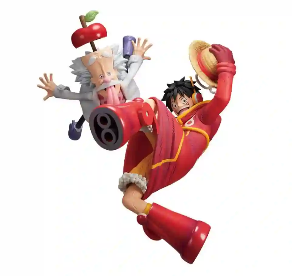 FIGURA ICHIBAN KUJI MASTERLISE EXPIECE ONE PIECE FUTURE ISLAND EGGHEAD MONKEY D. LUFFY & DR. VEGAPUNK