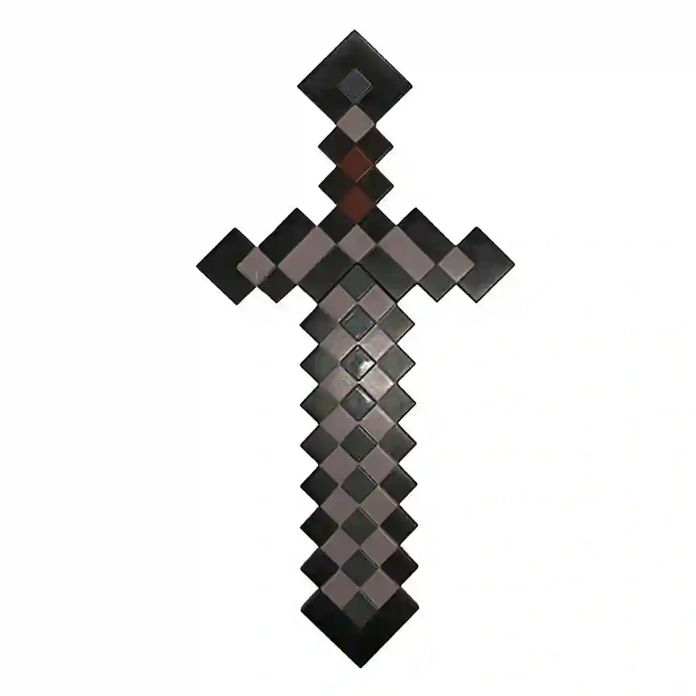 ESPADA NETHER SWORD MINECRAFT REPLICA PLASTICO 51cm