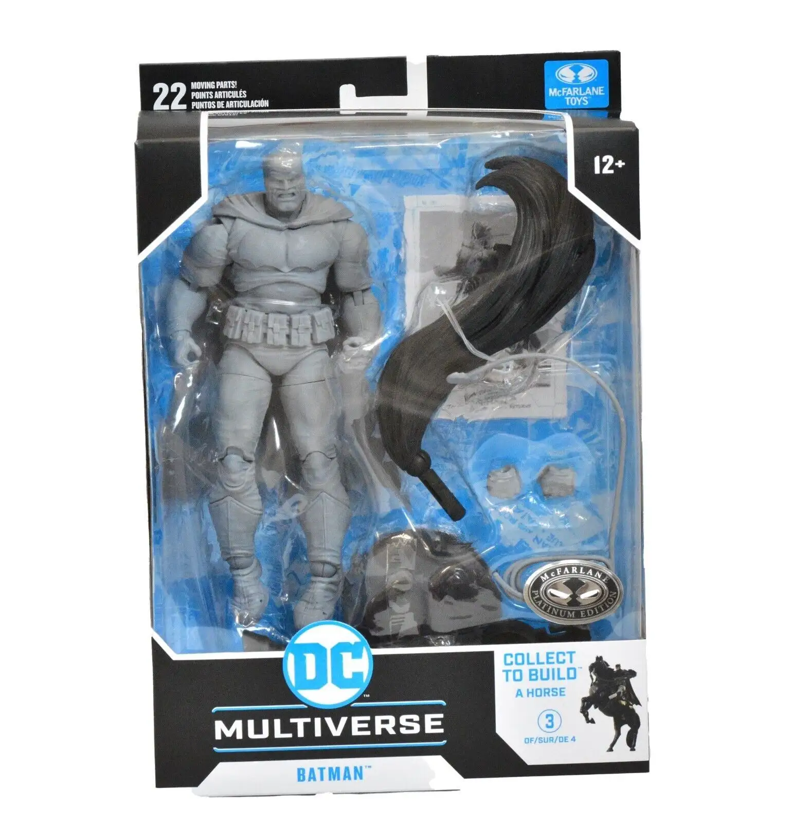 FIGURA McFARLANE TOYS DC MULTIVERSE BATMAN BUILD A HORSE PLATINUM EDITION