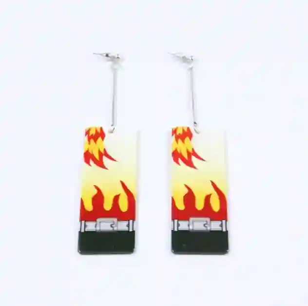 PENDIENTES DEMON SLAYER (KIMETSU NO YAIBA) RENGOKU