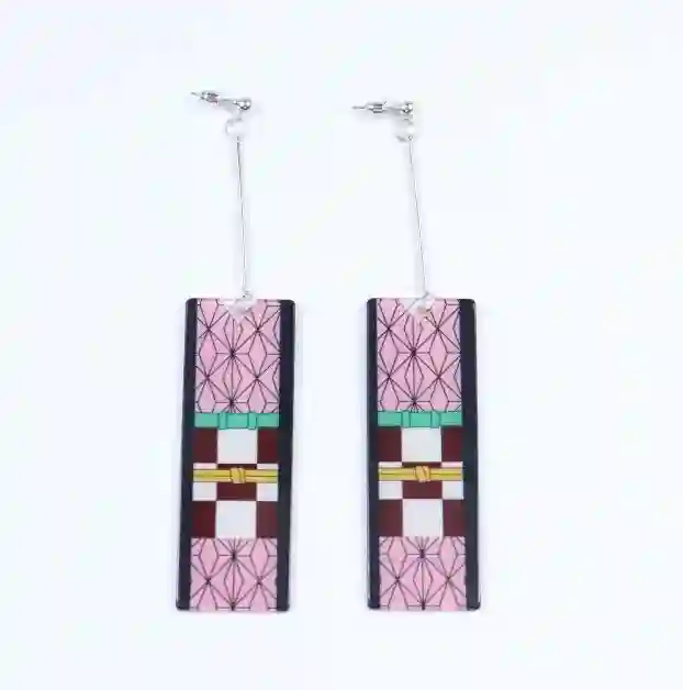 PENDIENTES DEMON SLAYER (KIMETSU NO YAIBA) NEZUKO KAMADO
